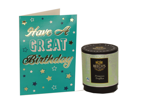 Prosecco Truffles & Card for Him (145g)