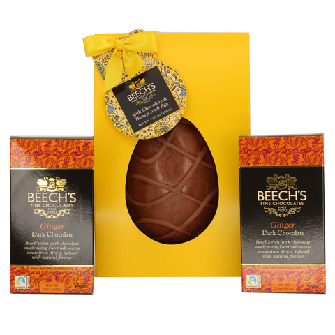 Dark Chocolate Ginger Bar & Honeycomb Egg (320g)