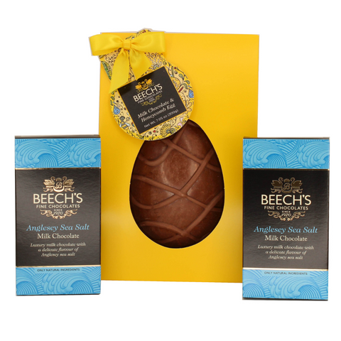 Milk Chocolate Anglesey Sea Salt & Honeycomb Egg (320g)