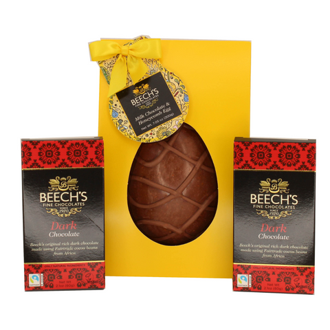 Dark Chocolate Bars & Honeycomb Egg Bundle (320g)