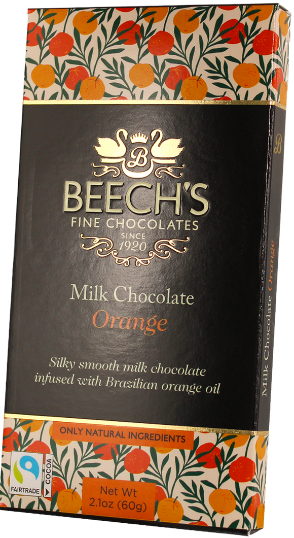 NEW Milk Chocolate Orange Bar (60g) – Beech's Fine Chocolates