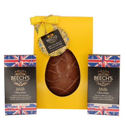 UJ Milk Chocolate Bar & Honeycomb Egg (320g)