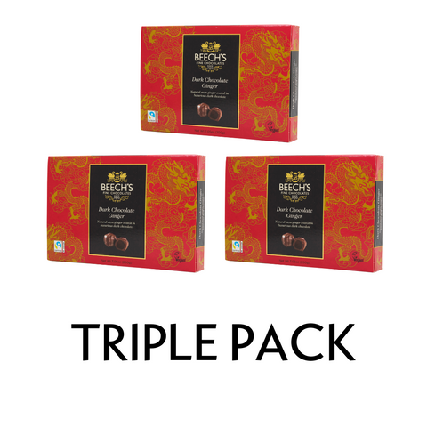 Dark Chocolate Ginger Triple Pack (600g)