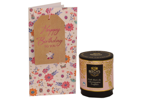 Pink Champagne Truffles & Card for Her (145g)