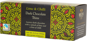 Dark Chocolate Lime & Chilli Thins (150g)