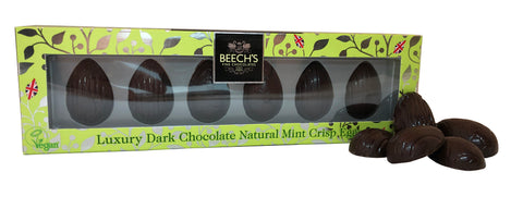 Dark Chocolate Mint Crisp Mini Half Eggs (60g)