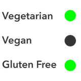 Vegetarian and gluten free