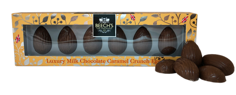 Milk Chocolate Caramel Crunch Mini Half Eggs (60g)